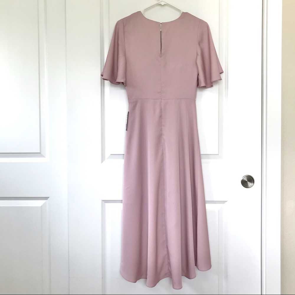 Astr The Label Delaney Flutter Sleeve Midi Dress - image 8